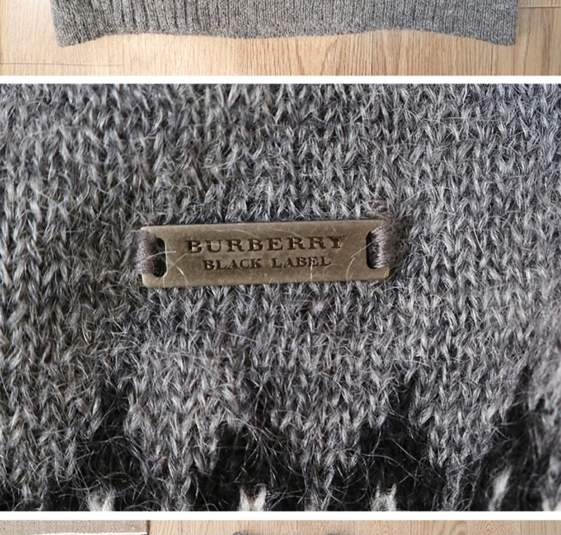  burberry black label 버버리 블랙 라벨 모헤어 니트 상품이미지5