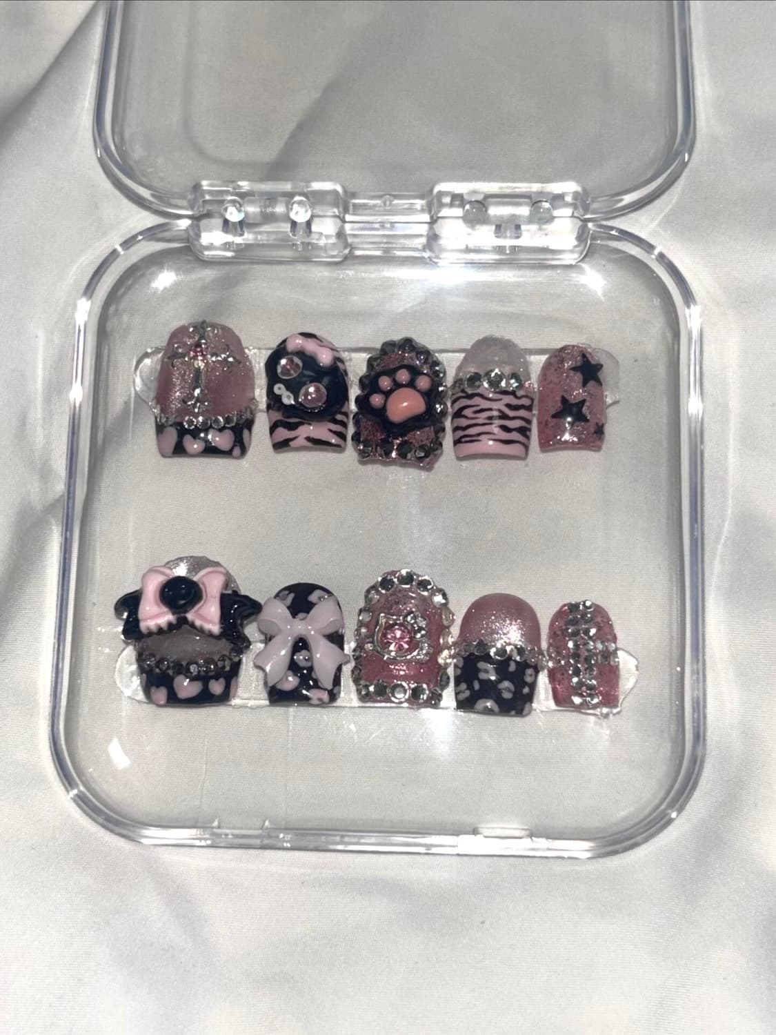 갸루 숏ver 네일팁 상품이미지2