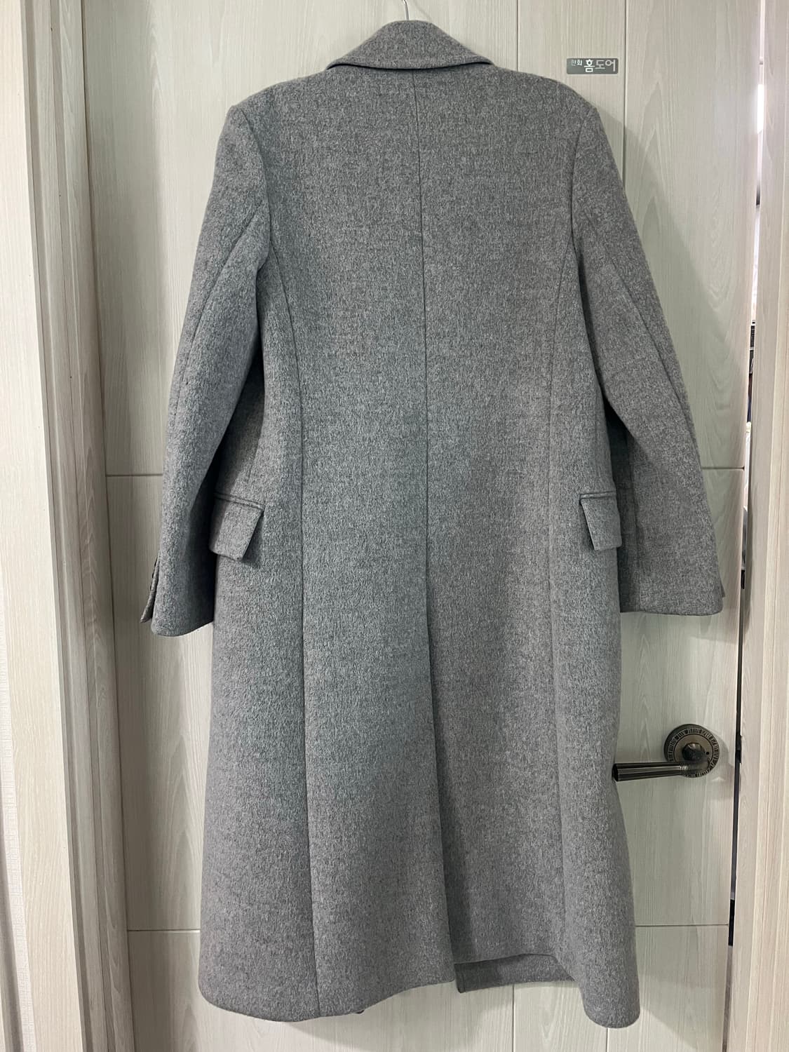 ENOR 회색 더블 코트 상품이미지7