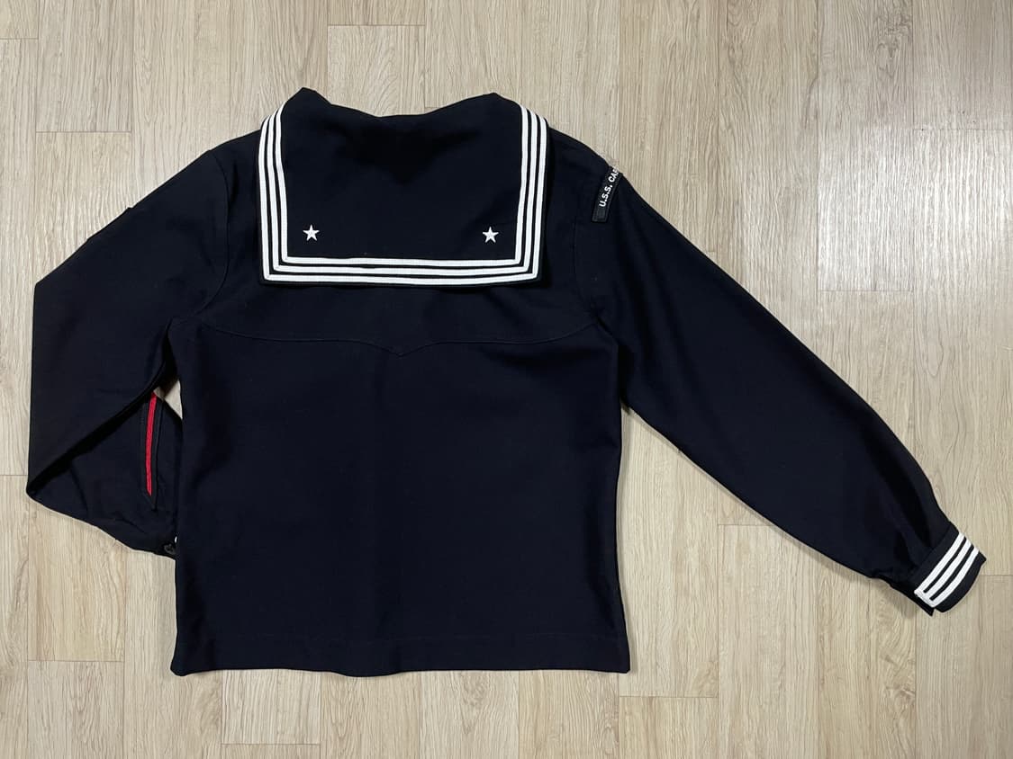 95) 미군 미해군 리버서블 풀패치 세일러 셔츠(데드스탁) 상품이미지2