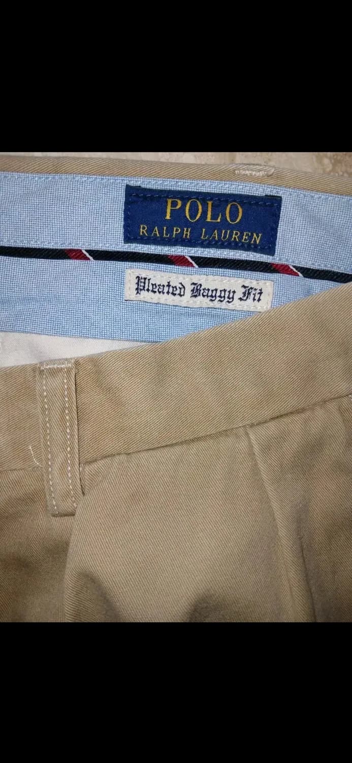POLO RALPH LAUREN PLEATEDBAGGY  CHINO 상품이미지4