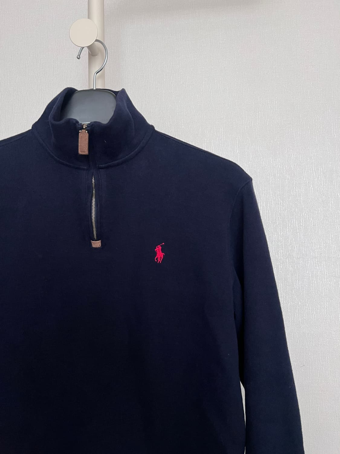 Polo Ralph Lauren Navy Half-Zip Sweater  상품이미지6