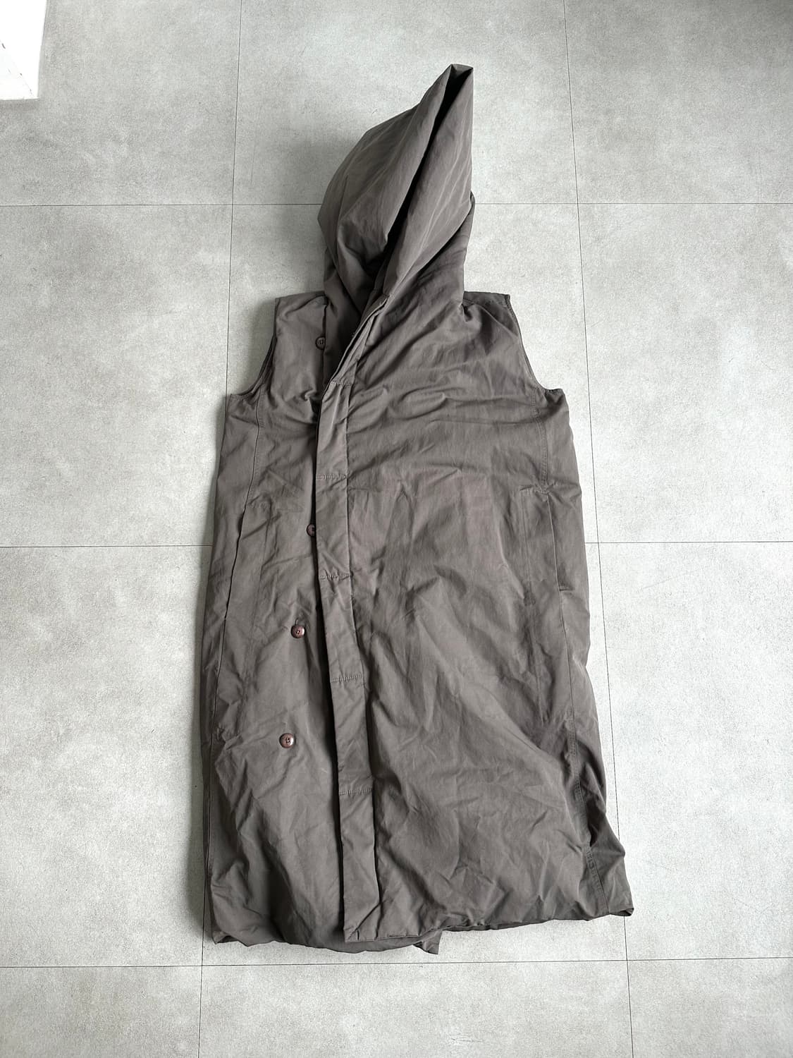 릭오웬스 2015FW 아카이브 구스다운 후드 베스트 상품이미지7