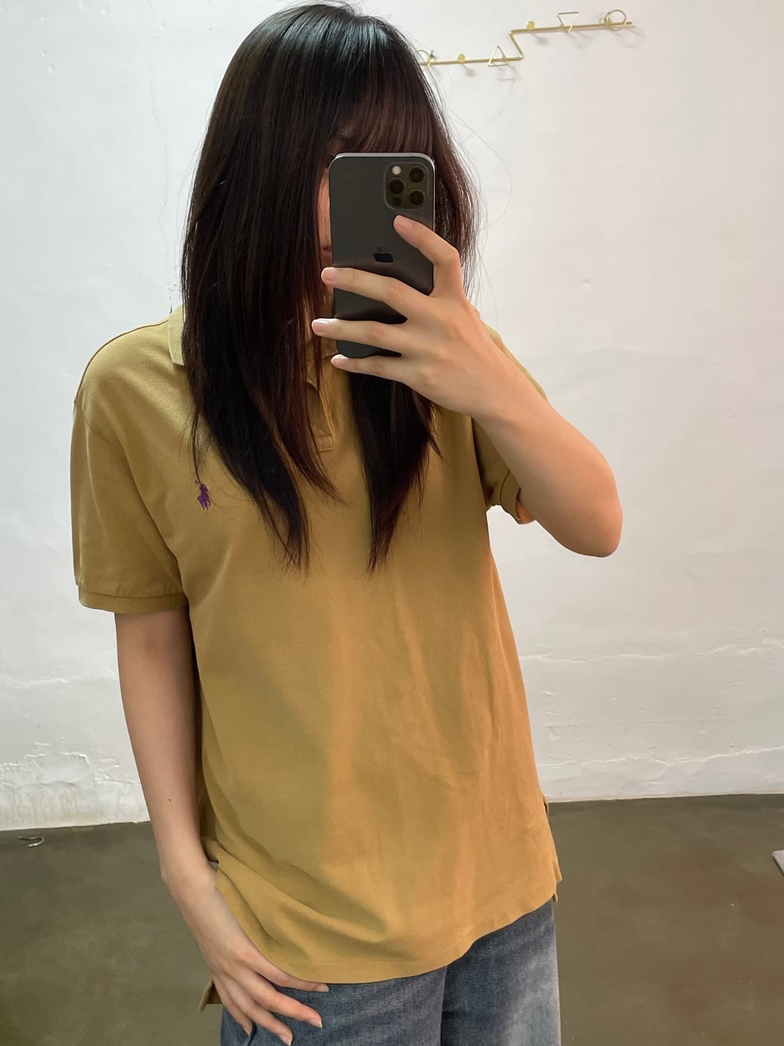 폴로 랄프로렌 카키 커스텀핏 L사이즈 상품이미지1