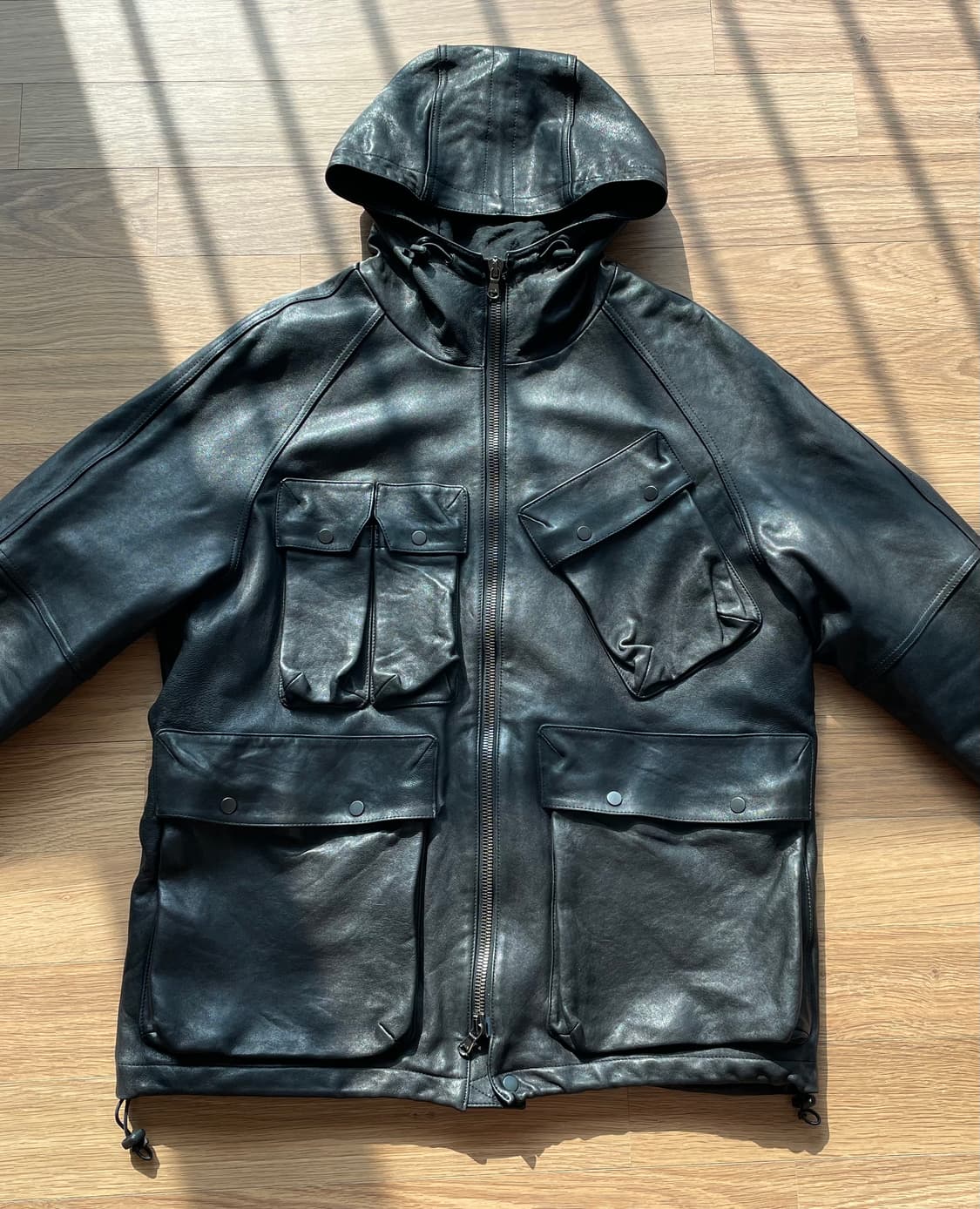 블라인드파일즈 리저렉션 마운틴 레더파카 상품이미지1