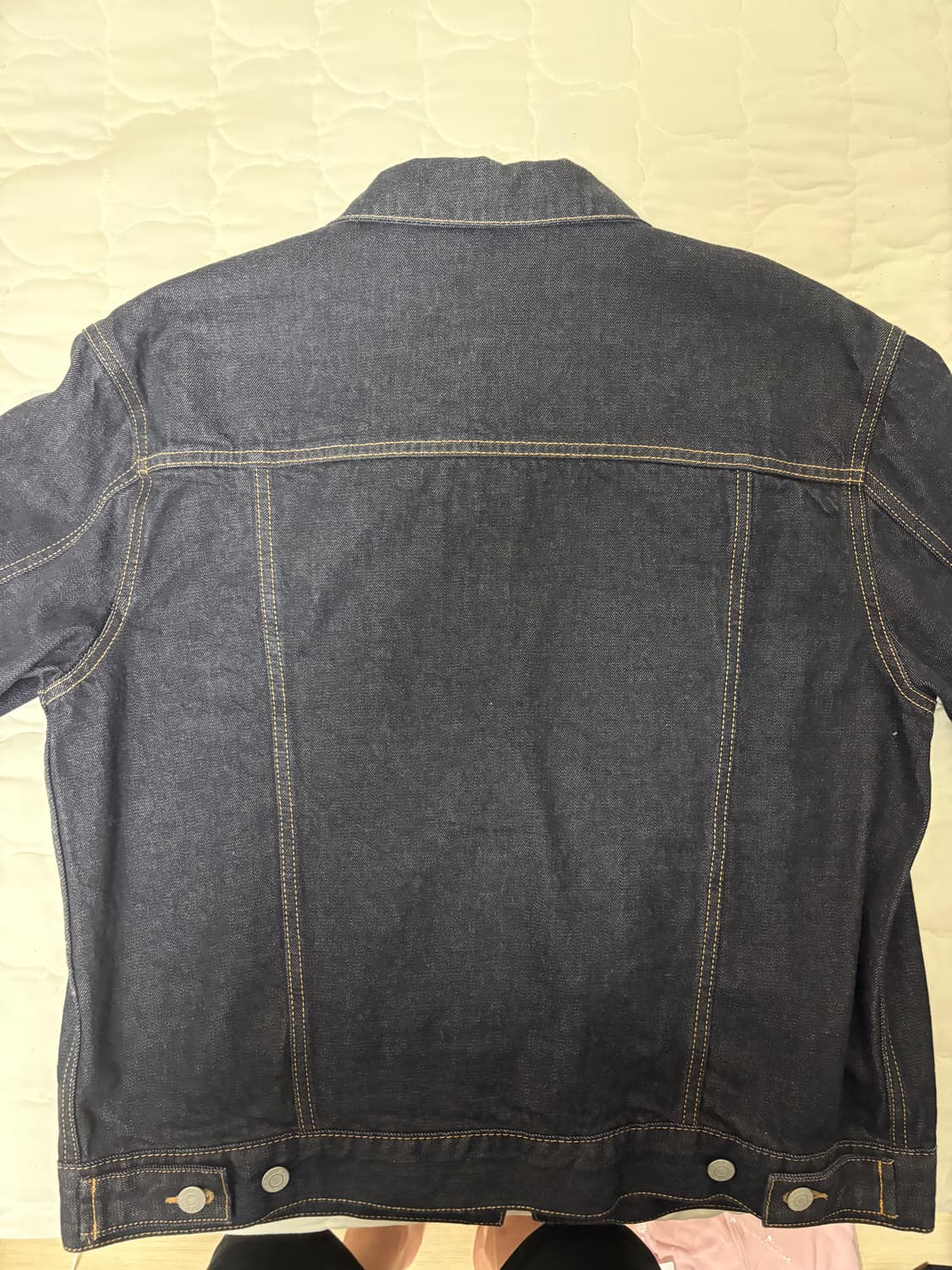 유스 데님 셋업 원워시 L (트러커, 와이드 팬츠) 상품이미지2