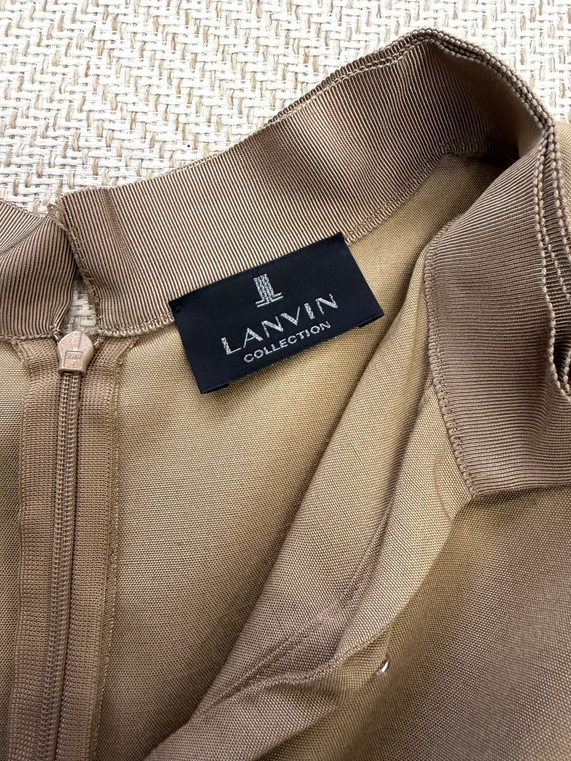 정품) 랑방 한섬 셔링 롱 원피스 82 상품이미지7