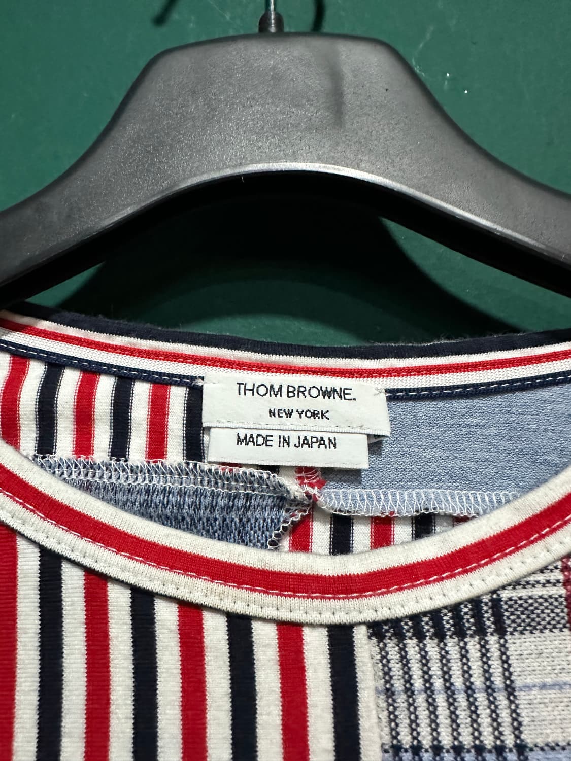 톰브라운 패치워크 긴팔티셔츠 3사이즈 상품이미지3