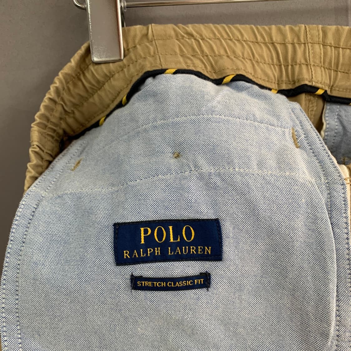 29인치 폴로랄프로렌 클래식핏 해골 패턴 자수 스판 밴딩 반바지 상품이미지5