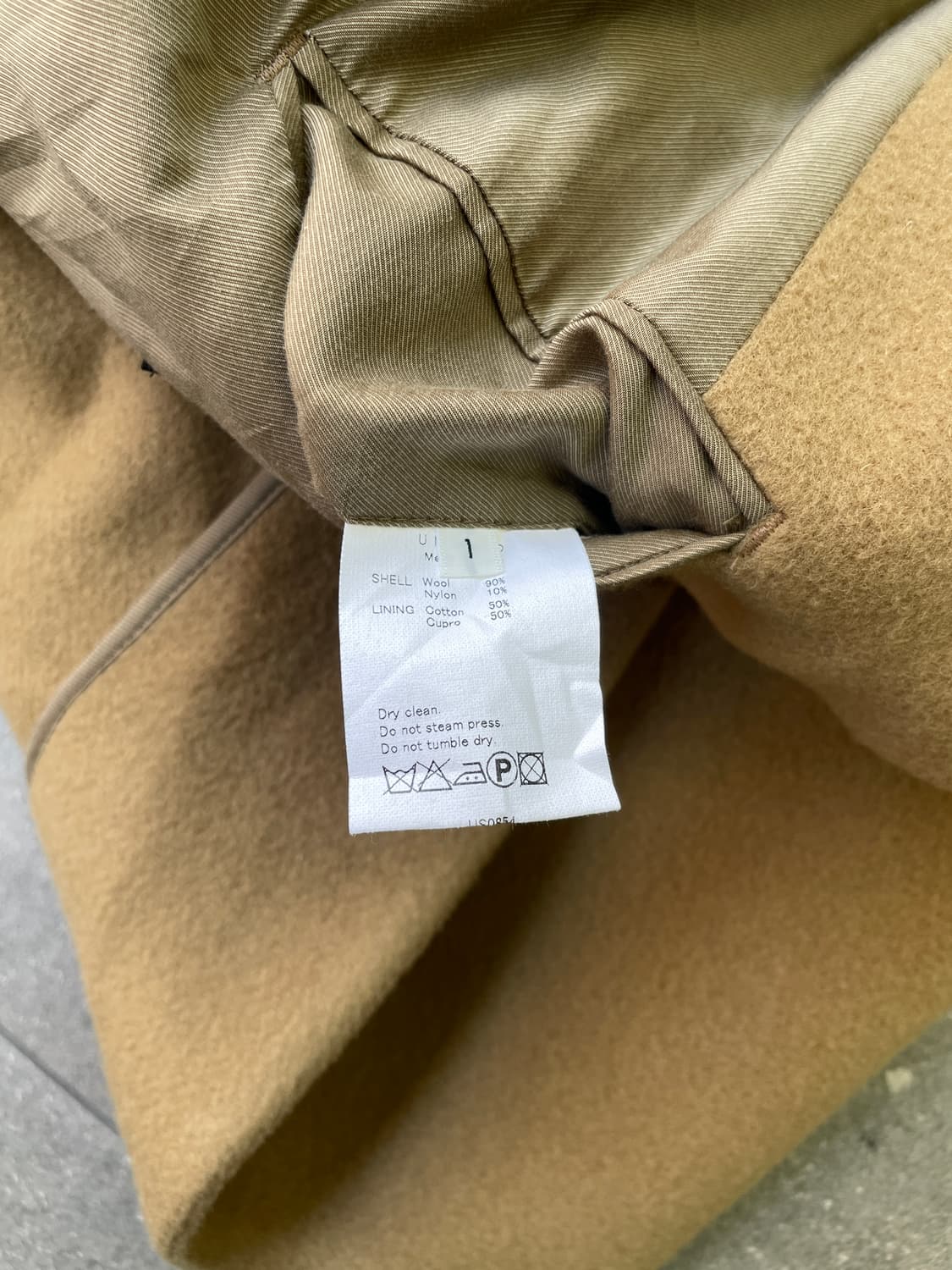 UNUSED chesterfield coat 언유즈드 상품이미지7