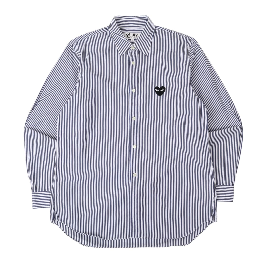 꼼데가르송 하트와펜 네이비 스트라이프 셔츠 상품이미지1