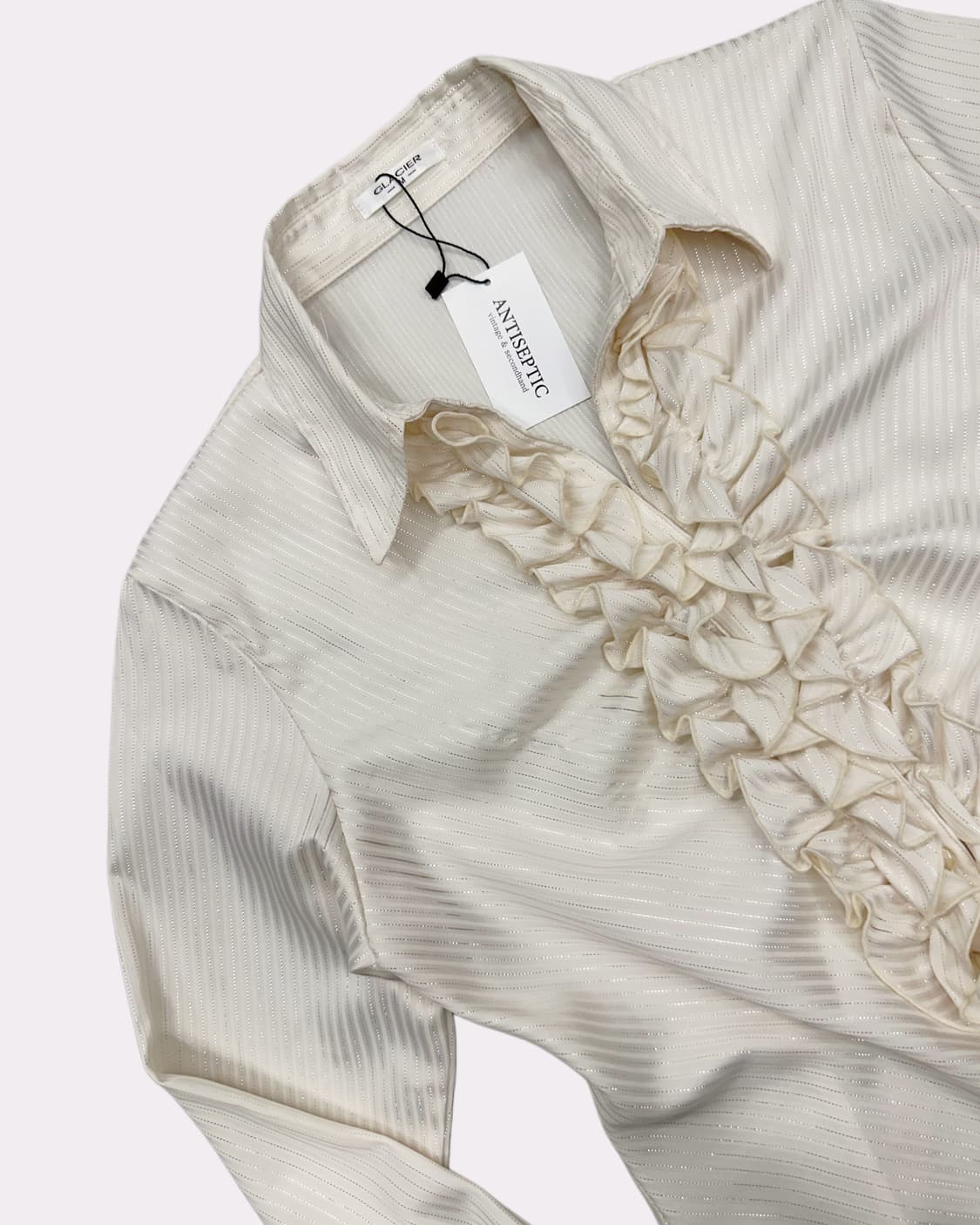glitter stripe frill blouse 상품이미지3