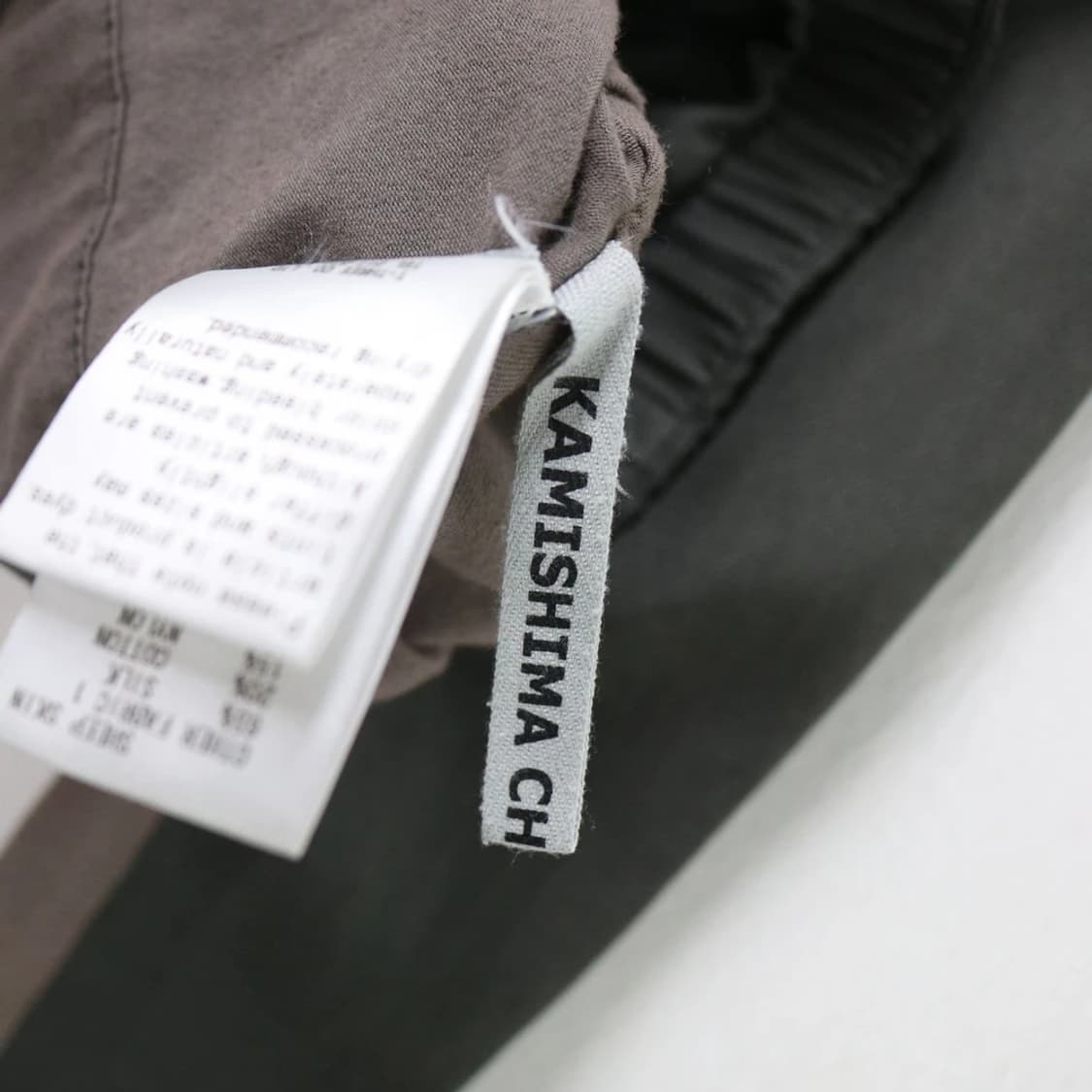 KAMISHIMA 양가죽  실크 혼방 라이더 자켓 60930 상품이미지10