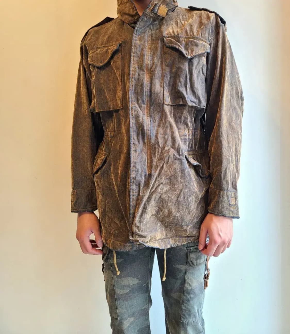 U.S NAVAL 러기드 워싱 필드 재킷 상품이미지1