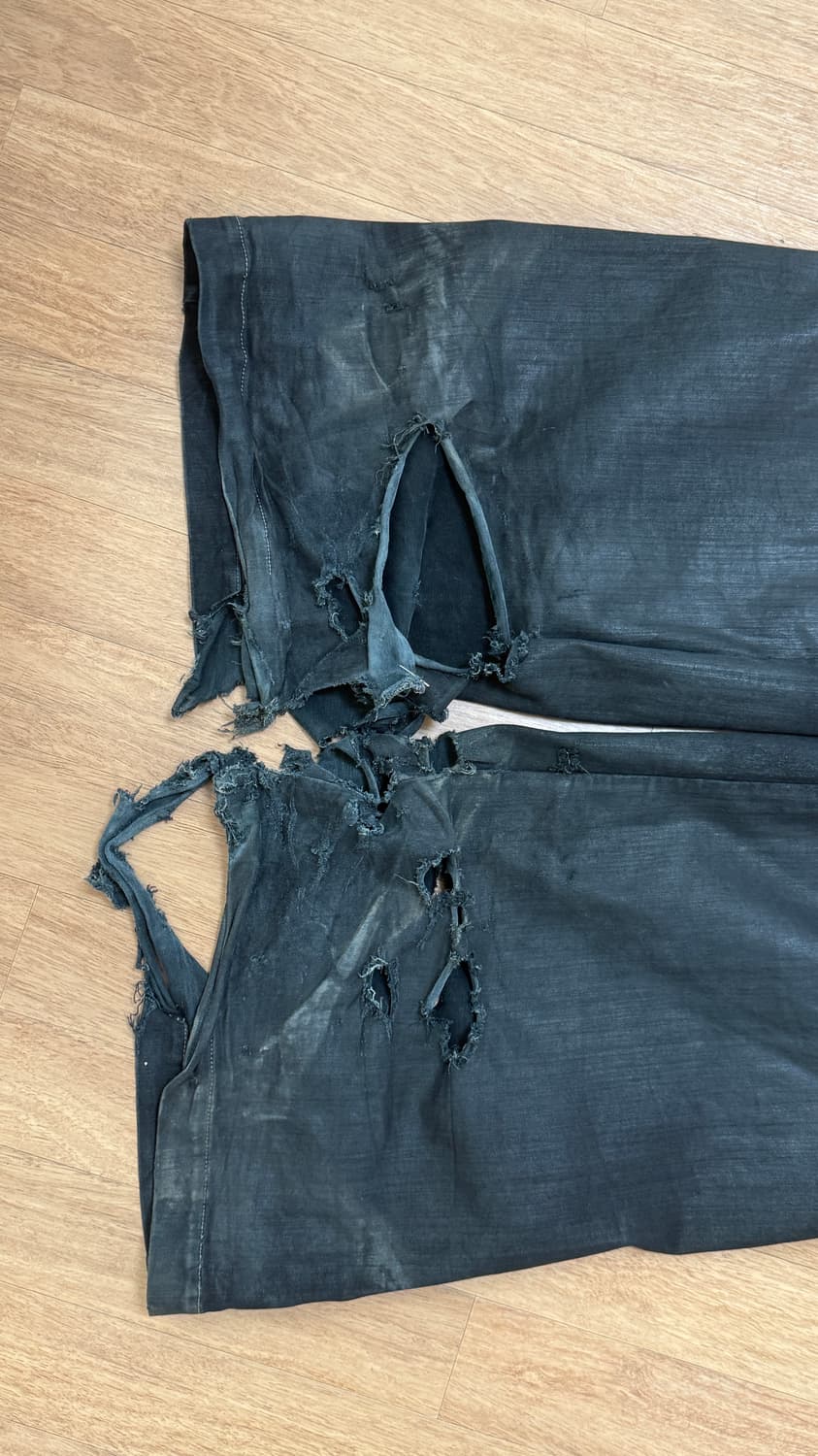 [xs] 릭오웬스 점보카고팬츠 왁스 코팅 sbw 상품이미지5