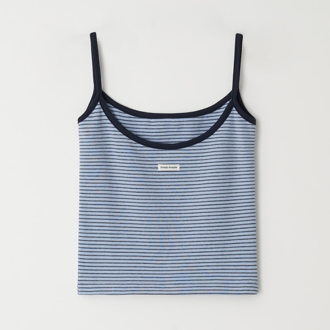 브렌다브렌든서울 curlysue sleeveless - blue st 상품이미지4