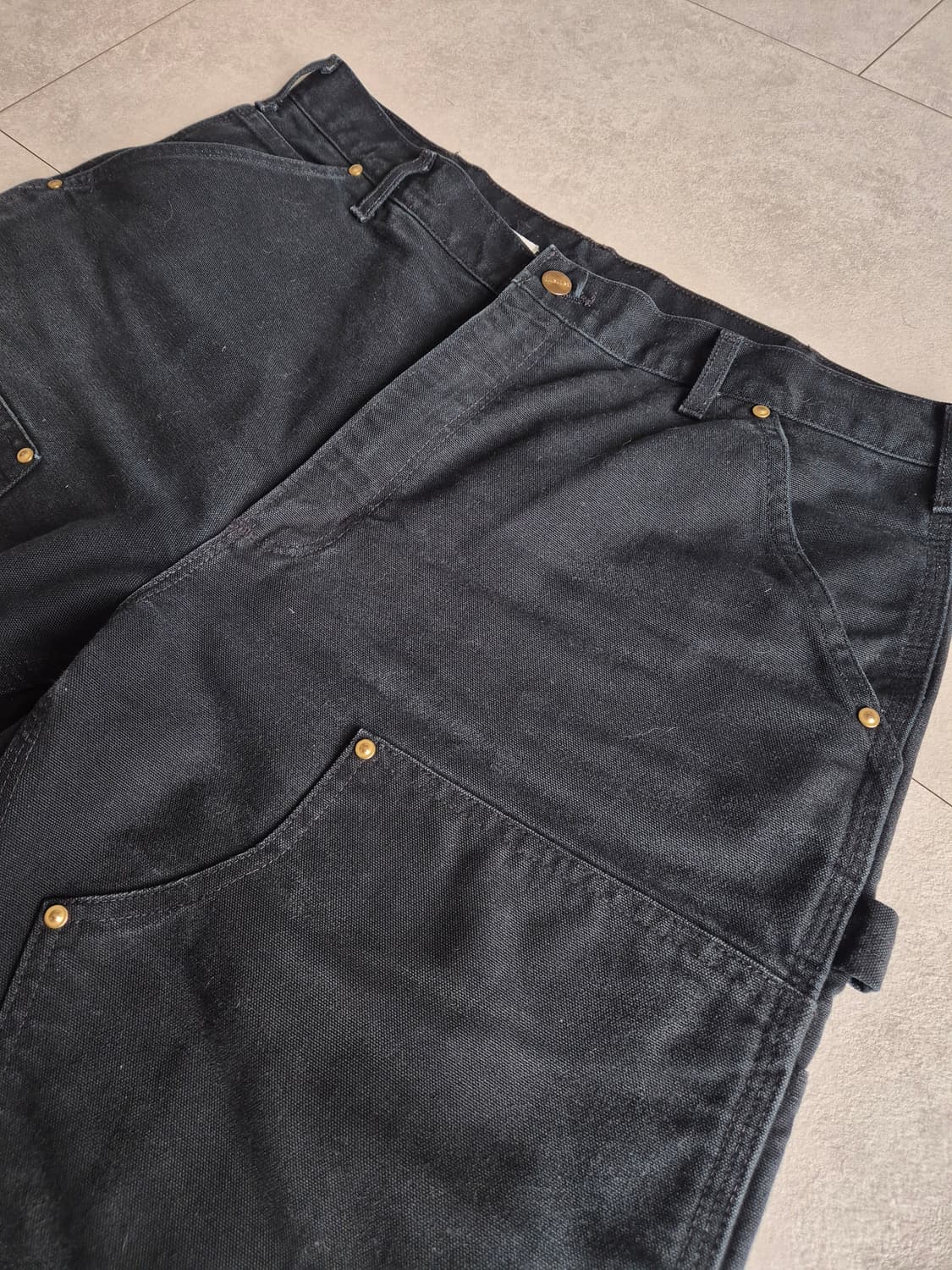 칼하트 더블니 B01 블랙 36x32 상품이미지3