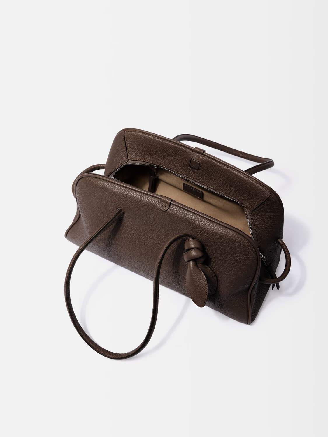 자크뮈스 26ss 투리스모 미디움 볼링백/다크 브라운 상품이미지5