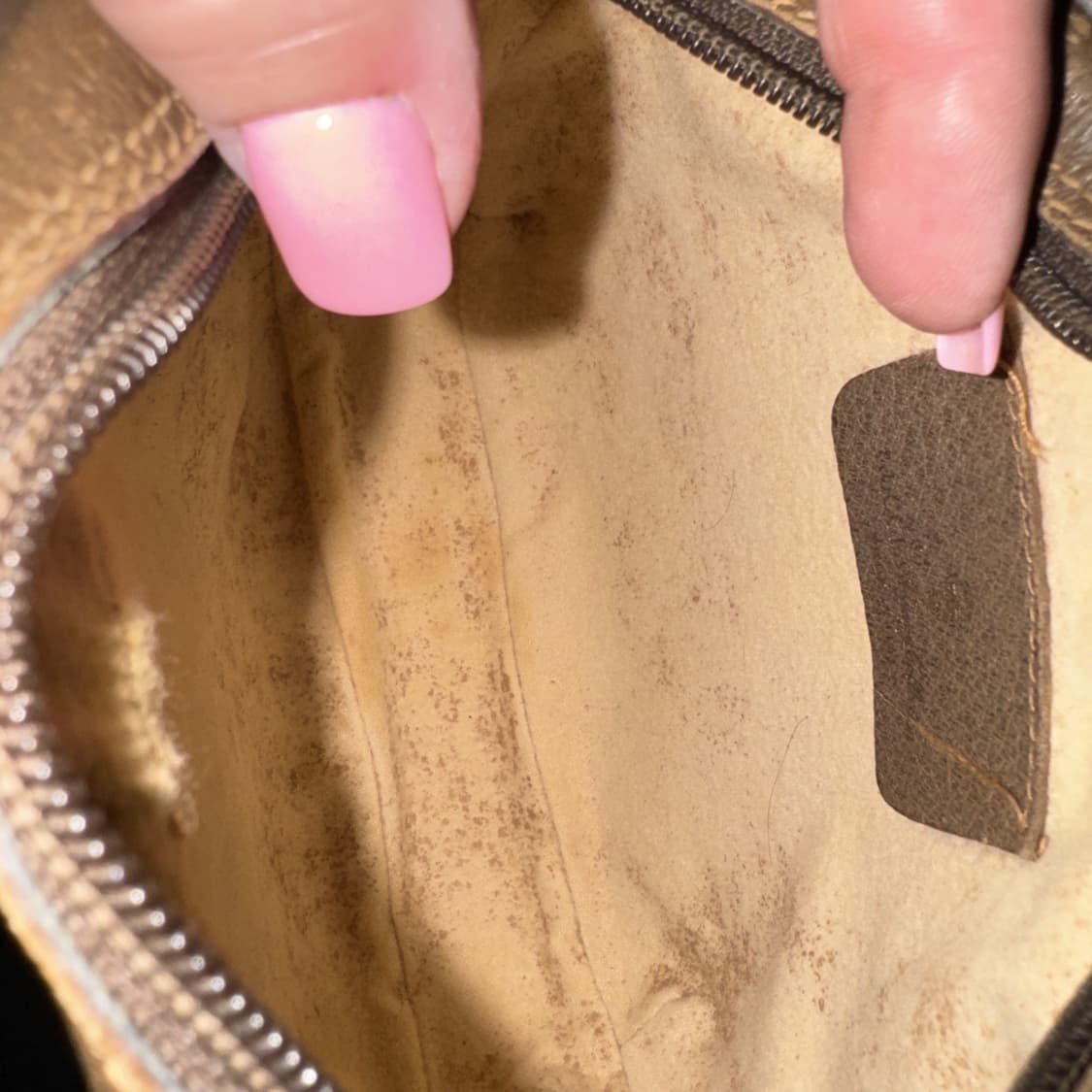 80s 구찌 GG 빈티지 시마 웹 숄더백 브라운 상품이미지4