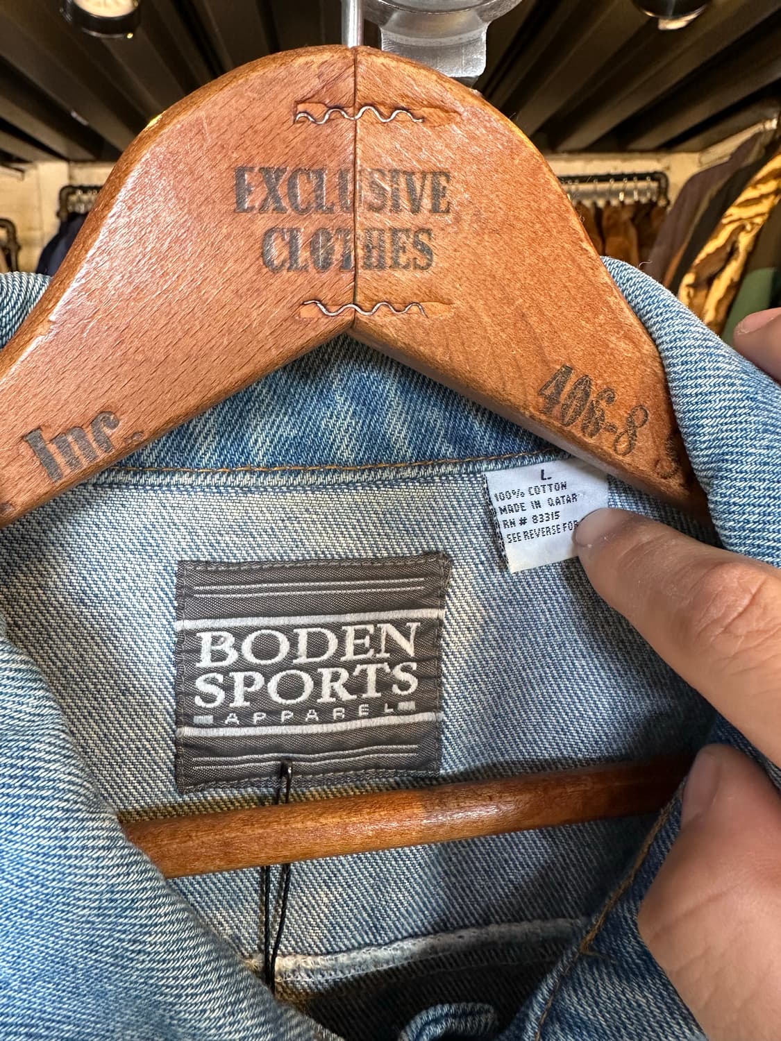 할리데이비슨 자수 데님 트러커 자켓  상품이미지8