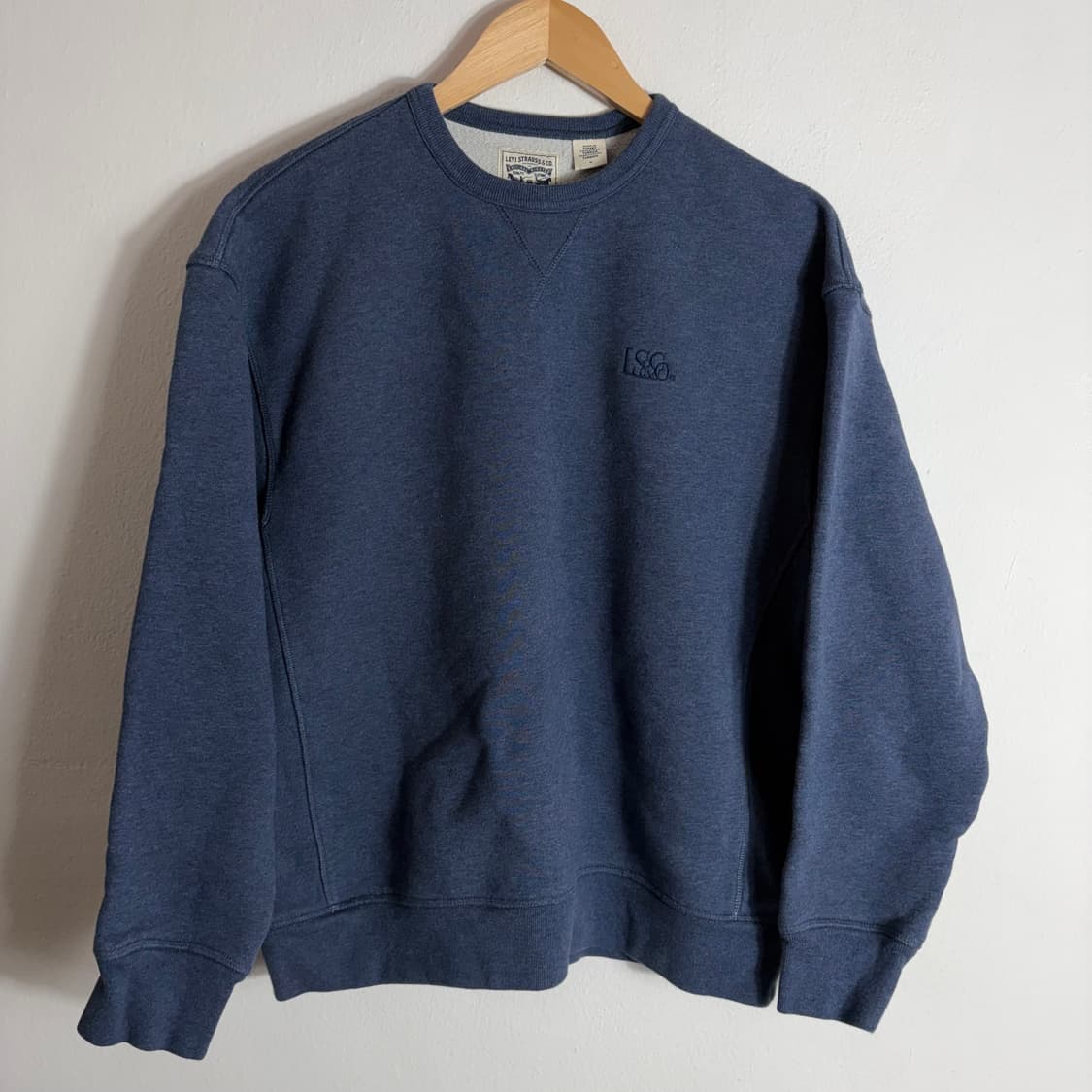 리바이스 해비웨이트 네이비 맨투맨(M) 상품이미지1