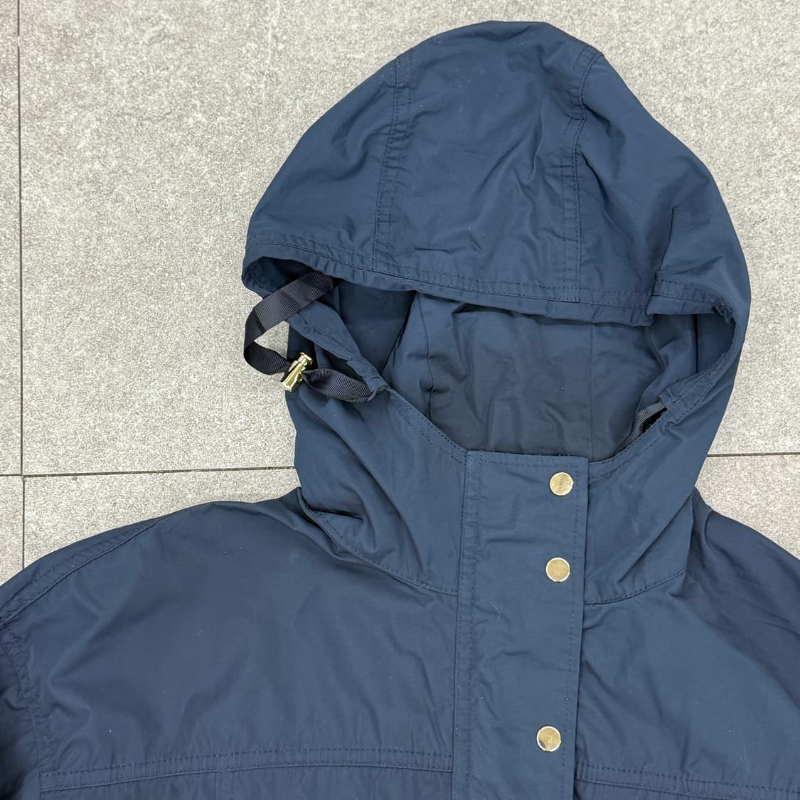 유니클로 GU 네이비 루즈핏 후드 파카 상품이미지6