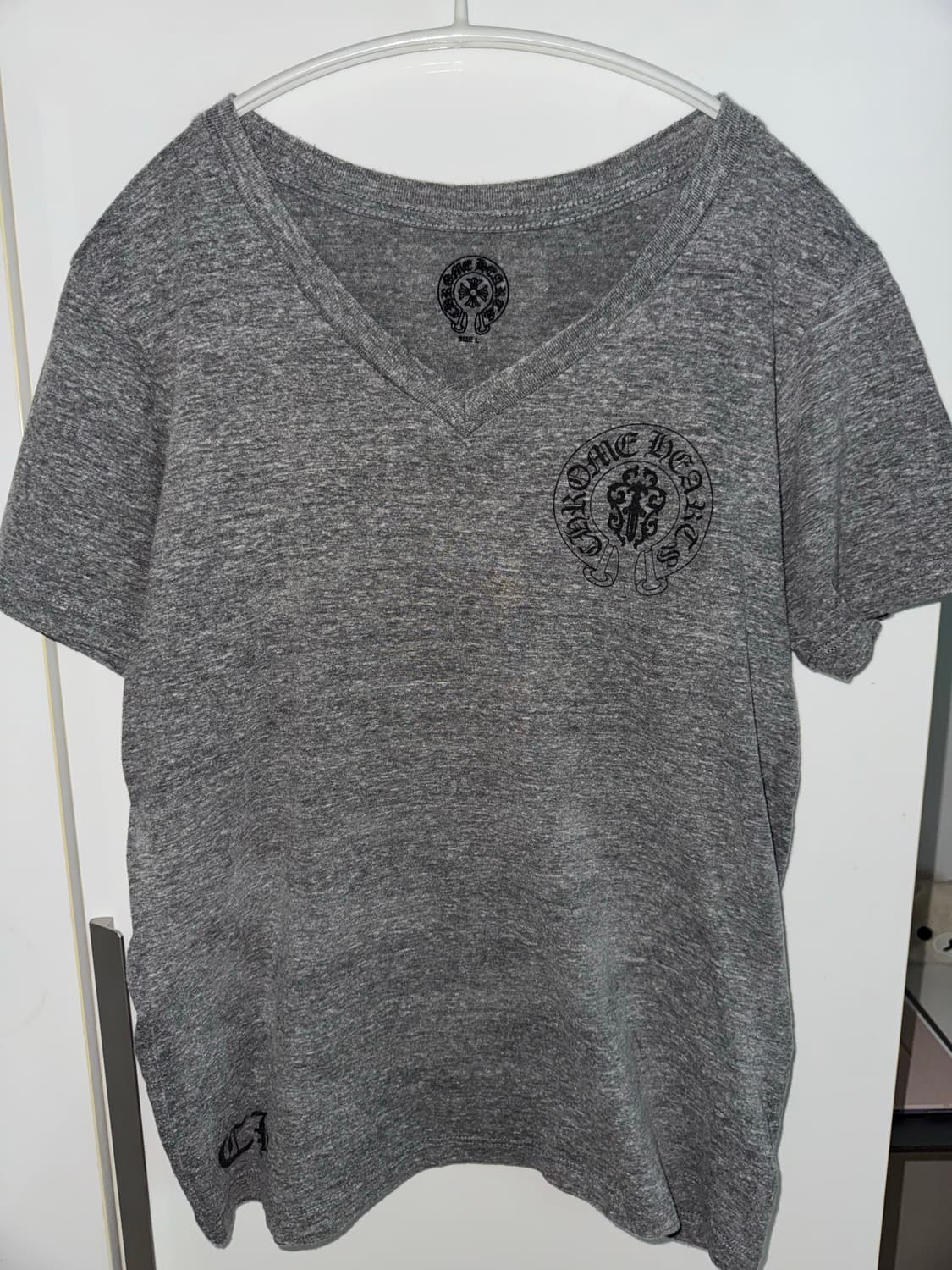 크롬하츠 아메리칸 대거 티셔츠 그레이 상품이미지1