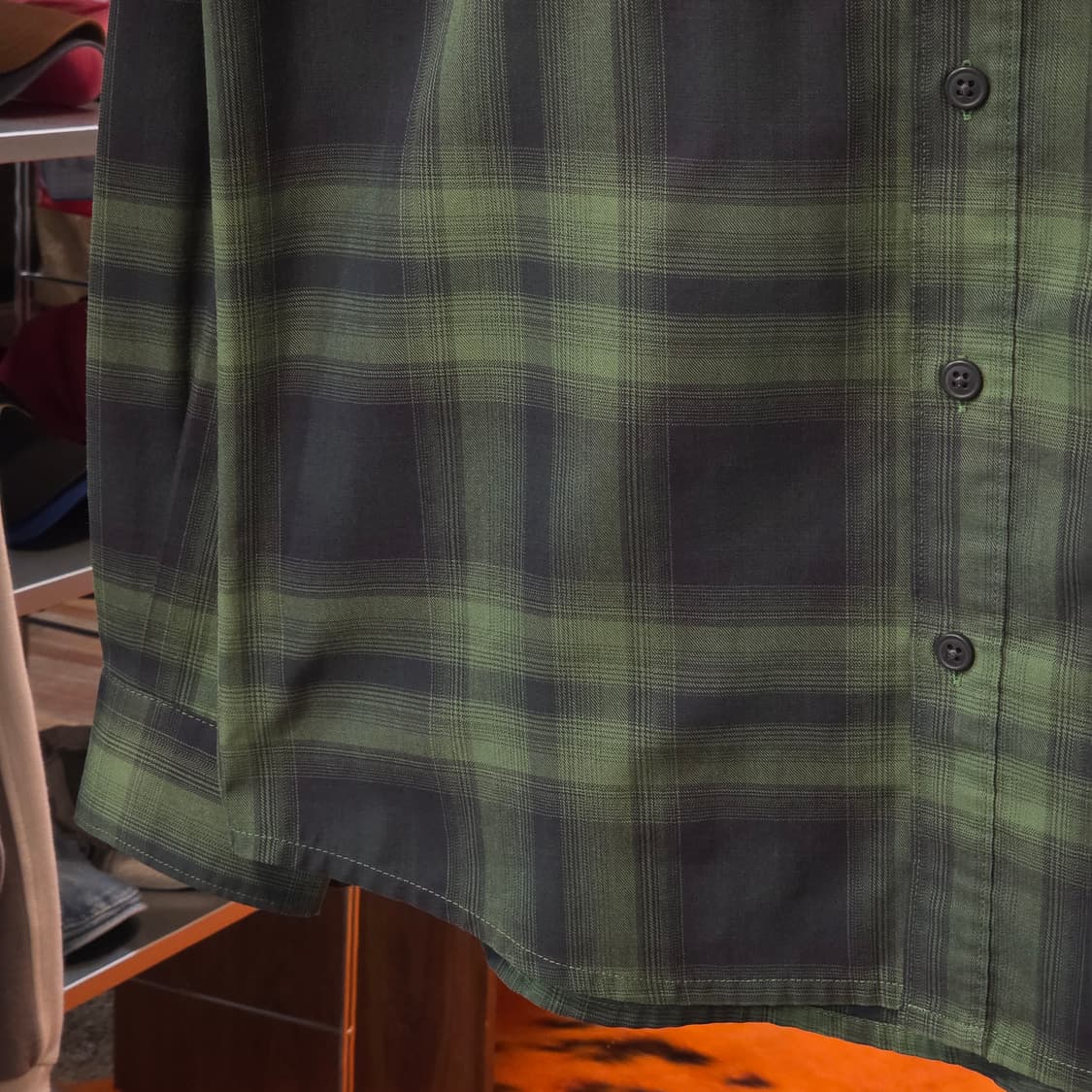 컬럼비아 그린 체크 셔츠 상품이미지4