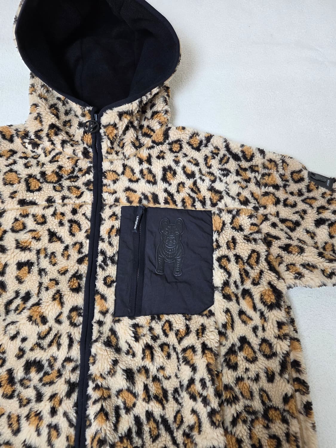 라이프워크  쉐르파 후리스 후드 재킷 남여. M 상품이미지3