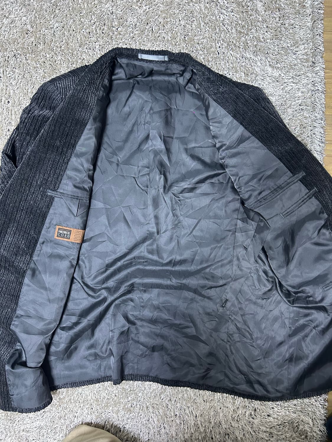 독일제원단 일제 코듀로이 더블자켓 사이즈 105~110 상품이미지5