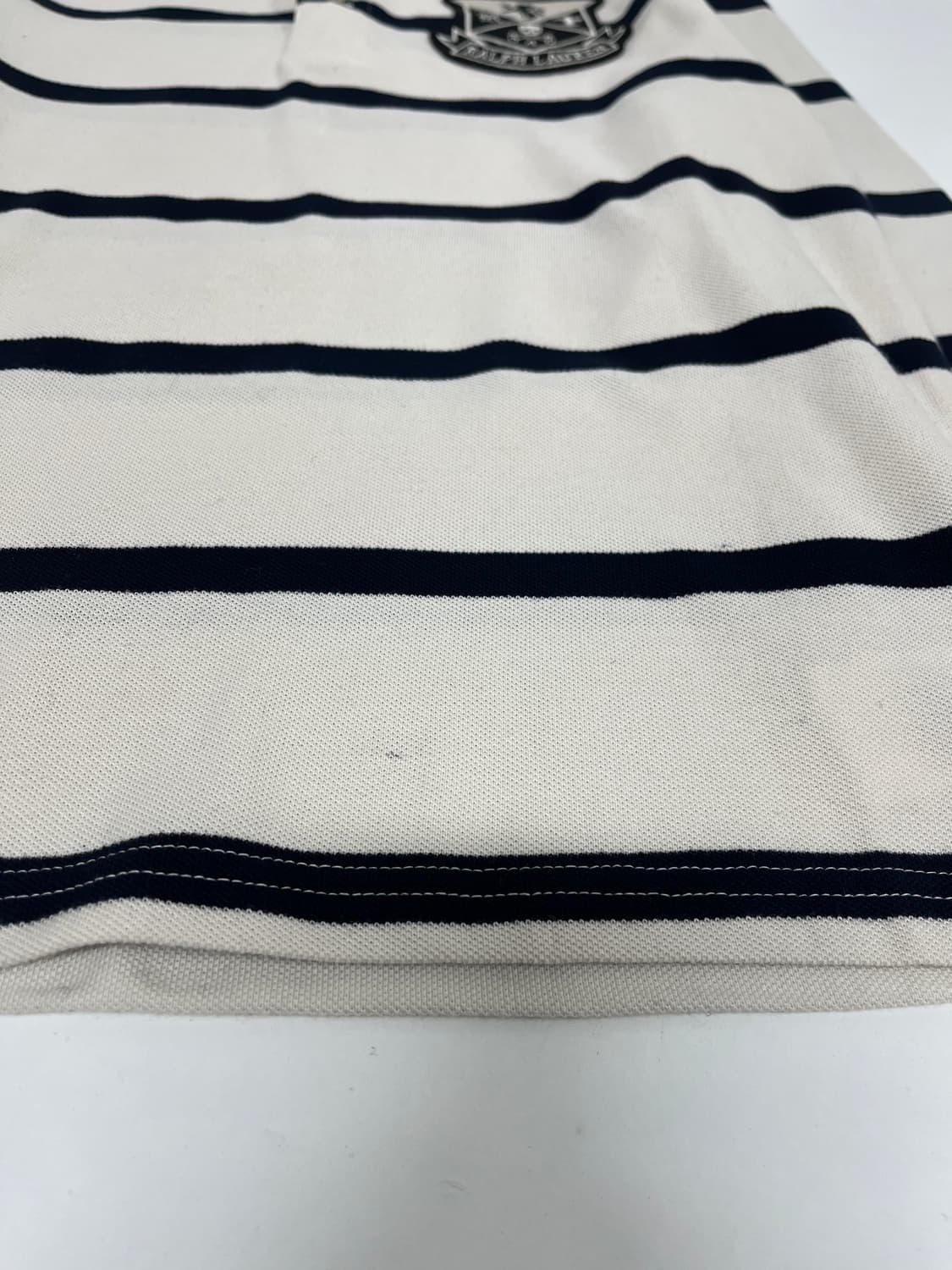 폴로 스트라이프 헨리넥 롱 슬리브리스 상품이미지3