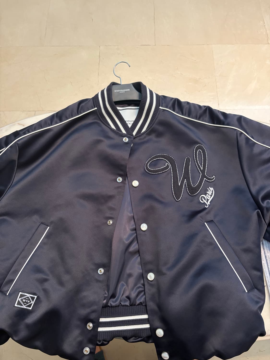 우영미 바시티 자켓 25 s/s 상품이미지3