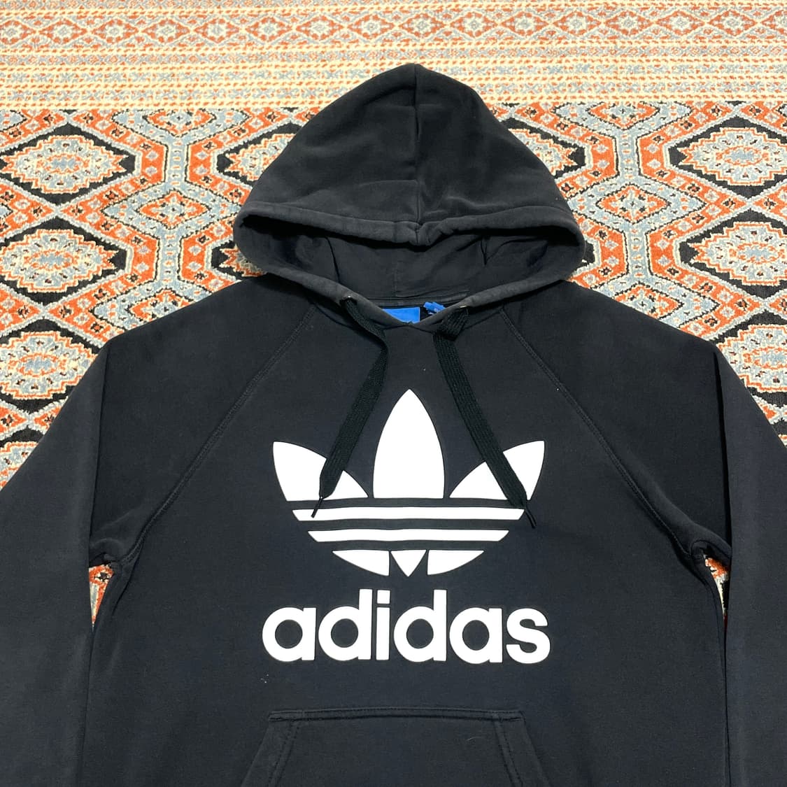 아디다스 파이어버드 블랙 기모 후드티셔츠 남성100 상품이미지2