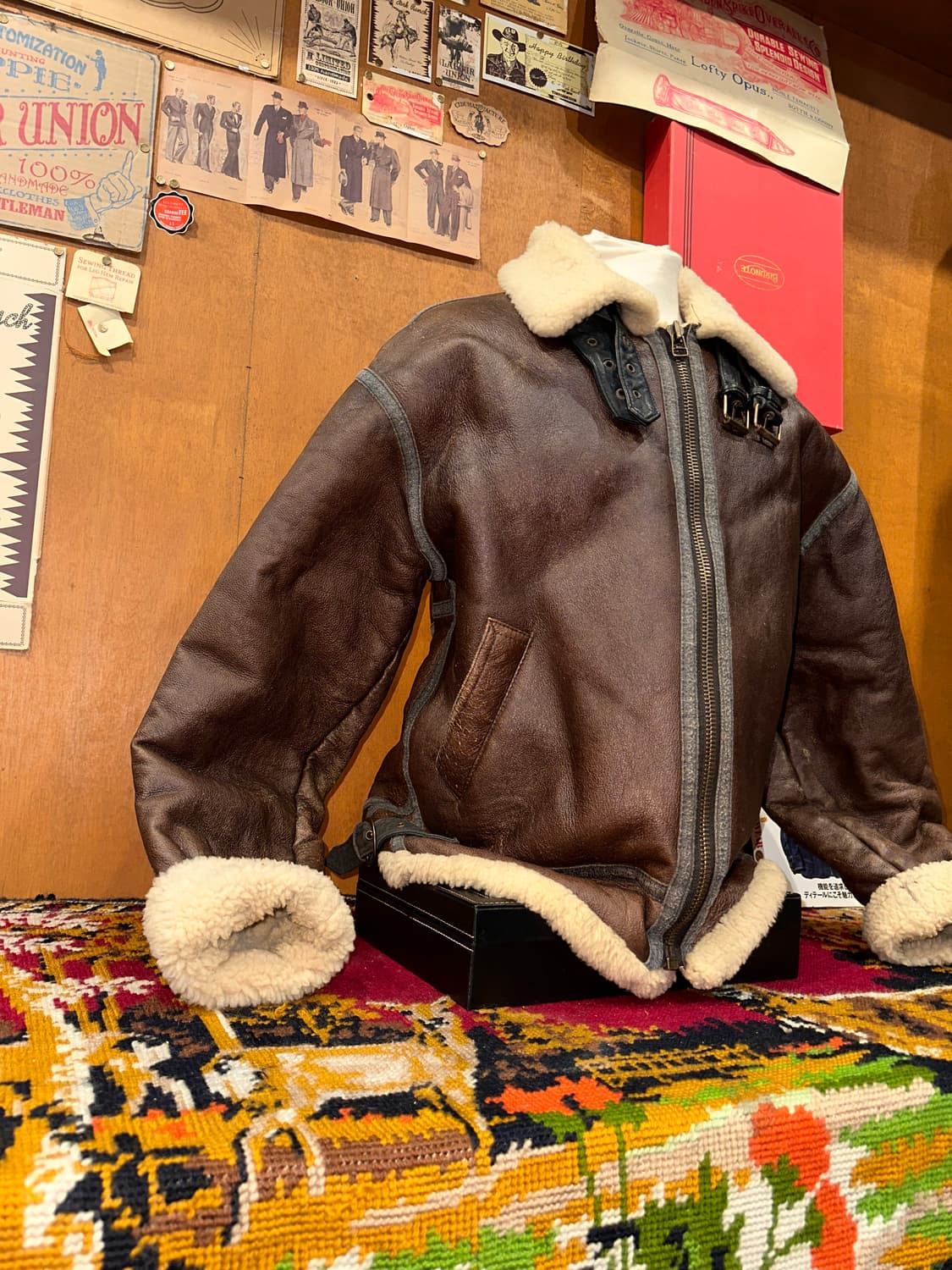 ( XL-2XL ) B3무스탕 양가죽무스탕 워크웨어 아메카지 밀리터리 상품이미지2