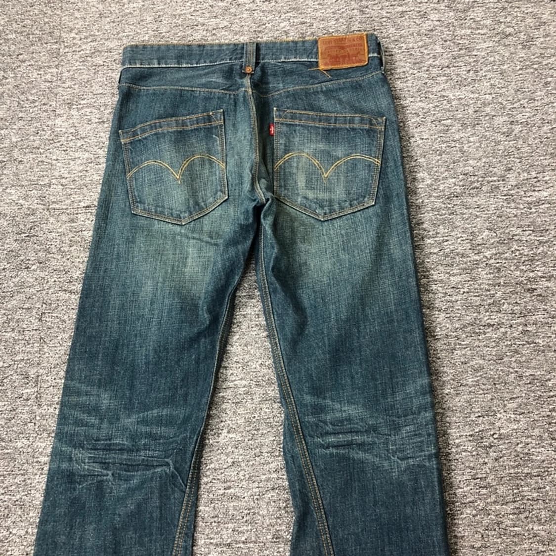 리바이스 정품 커브드 사선 데님팬츠 상품이미지3