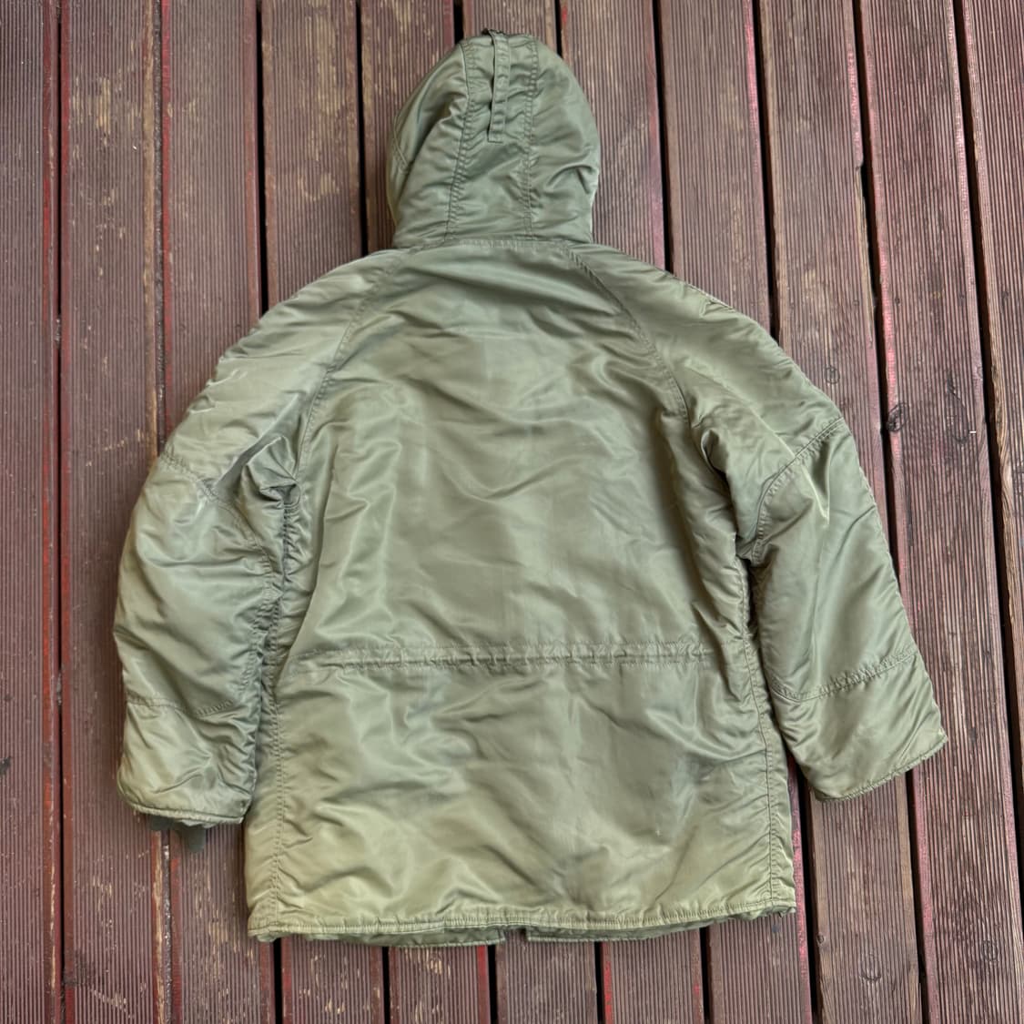 알파인더스트리 N-3B 패딩 자켓 카키 상품이미지2