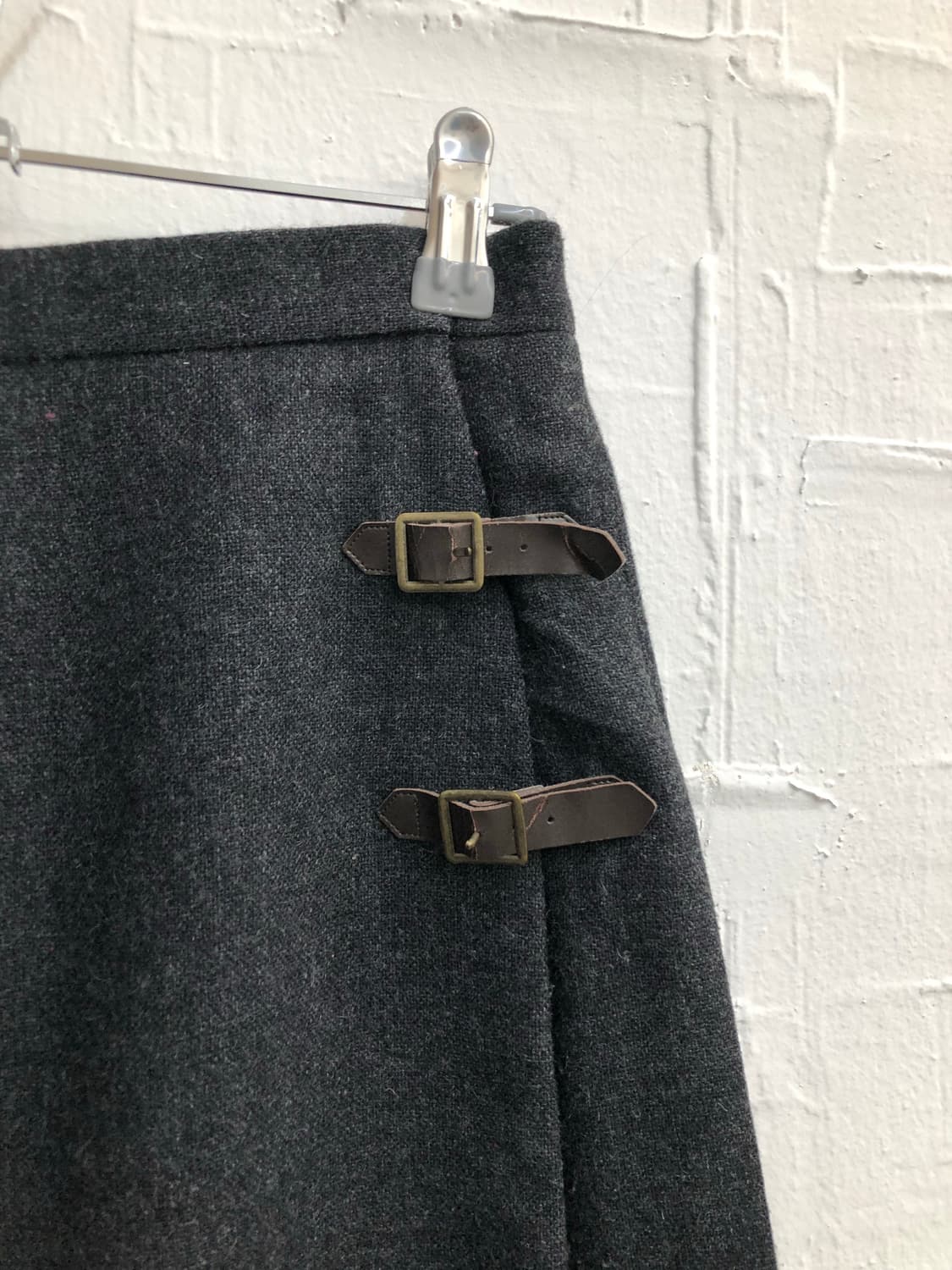 Twin buckle wrap skirt 상품이미지6