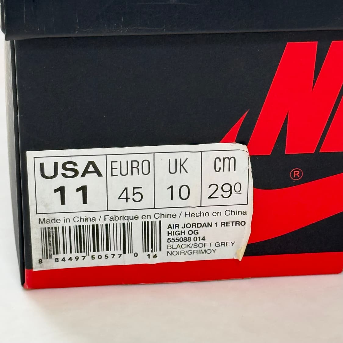 조던 1 레트로 하이 OG 쉐도우 2013 상품이미지6