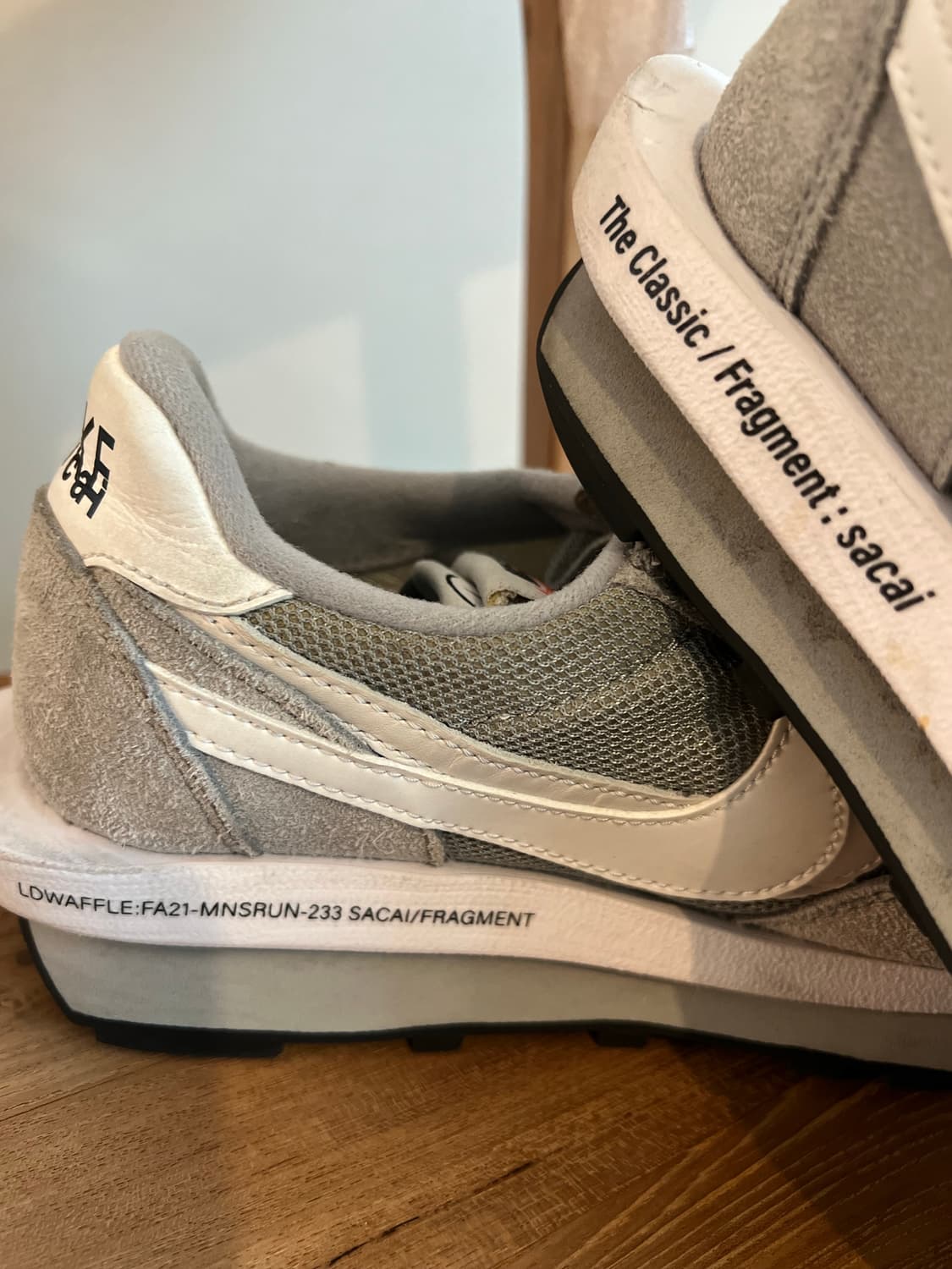 나이키 x 사카이 x 프라그먼트 LD와플 '라이트 스모크 그레이 상품이미지2