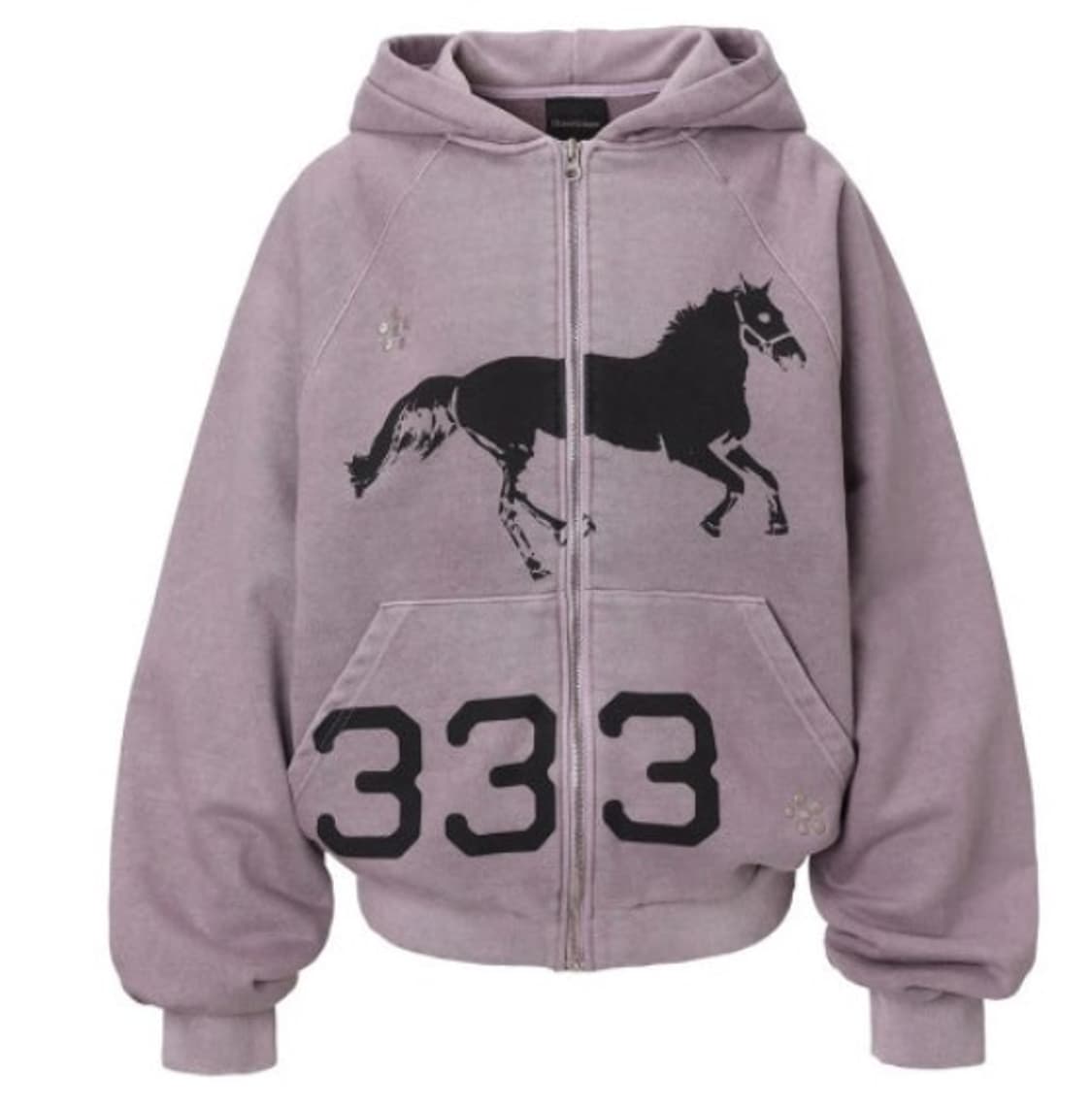 (일괄) 쓰리타임즈 미드나잇 스터드 후드집업 + 가터 스커트 상품이미지5