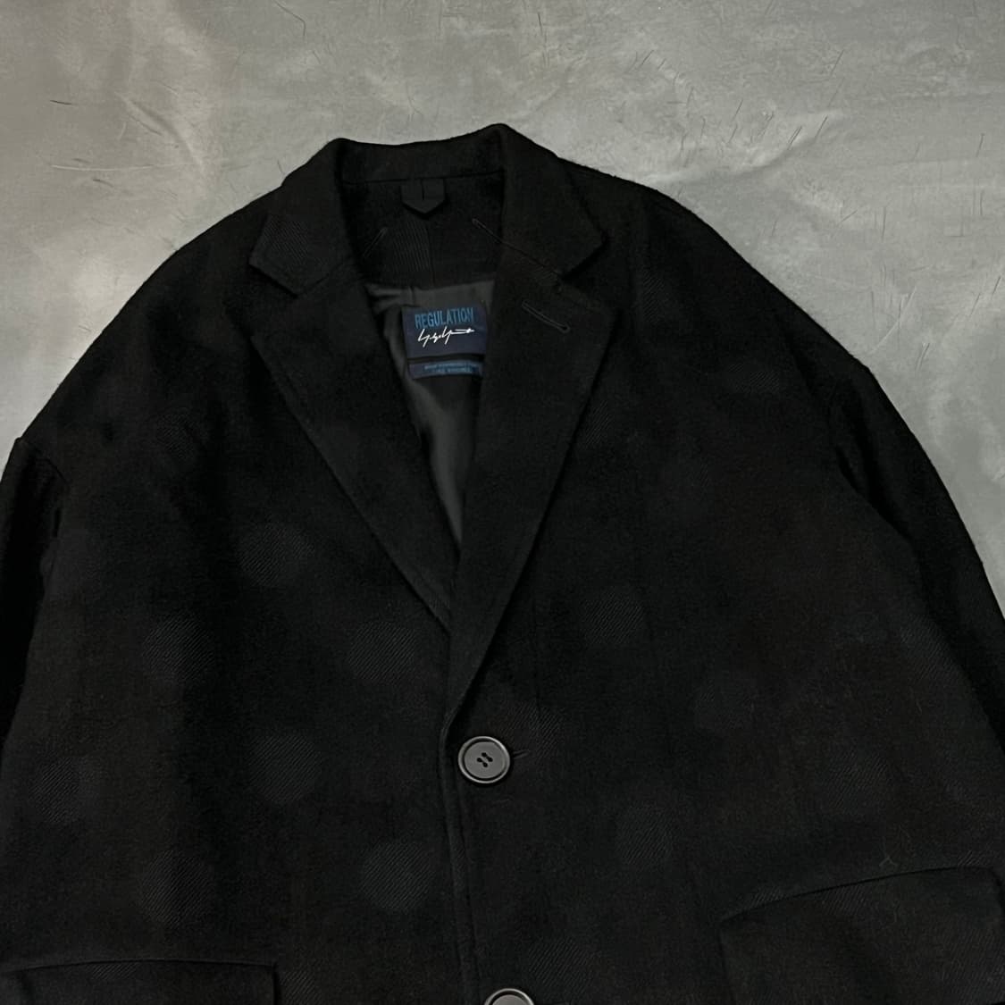  요지야마모토 싱글 울 코트 y14655 상품이미지3