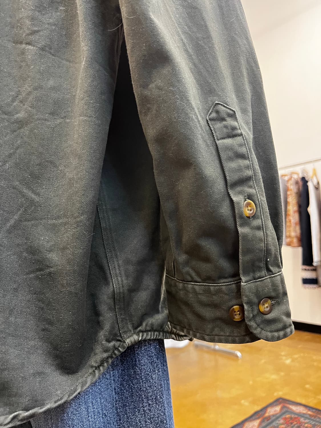 칼하트 워크셔츠 모스그린 상품이미지6