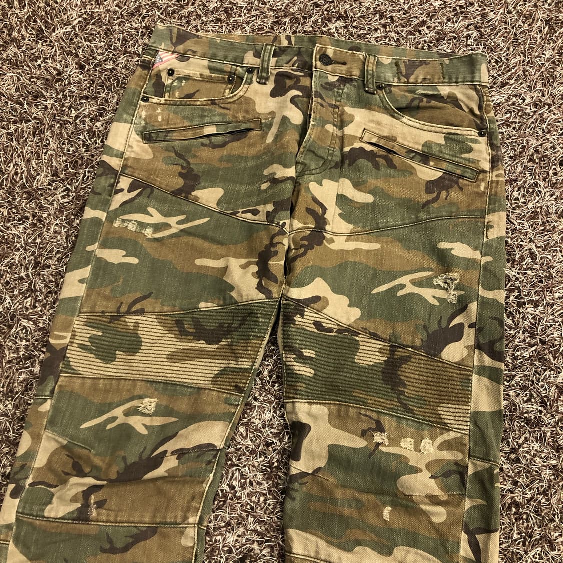 데님앤서플라이 랄프로렌 카모 바이커 팬츠 상품이미지3