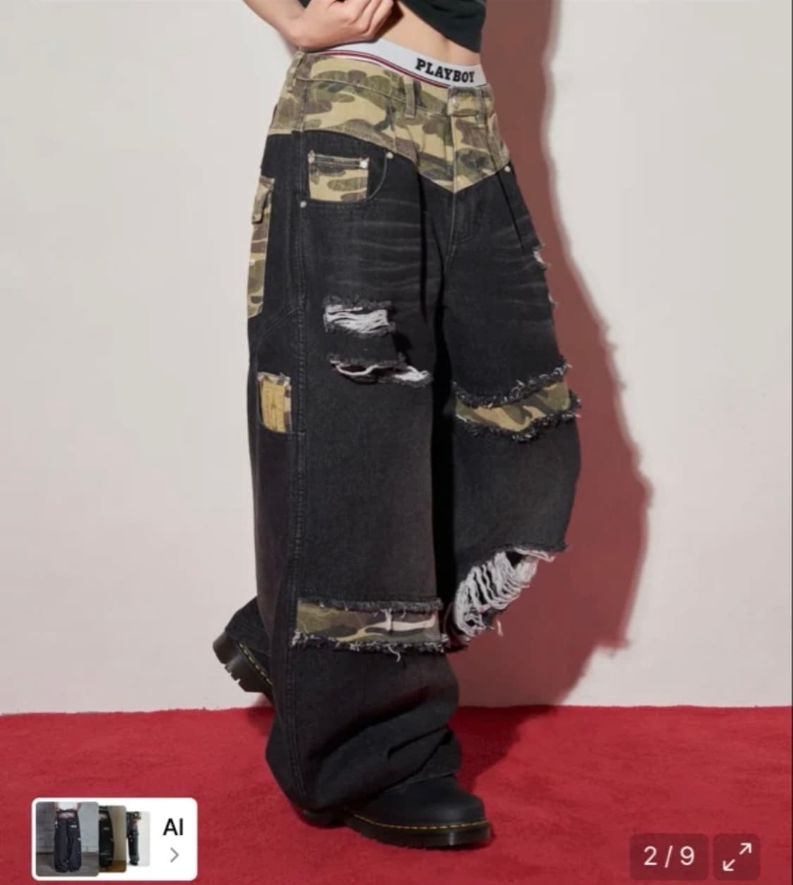 루저스 클럽 카모 팬츠(새상품급) 상품이미지1