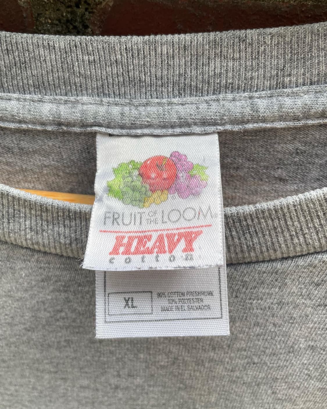 90s 프룻오브더룸 미공군 반팔티셔츠 (100-105) 상품이미지5