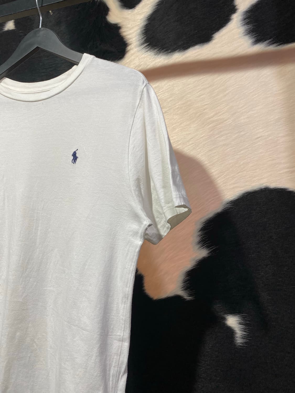 Polo Ralph Lauren 베이직 로고 자수 코튼 반팔 티셔츠 상품이미지4