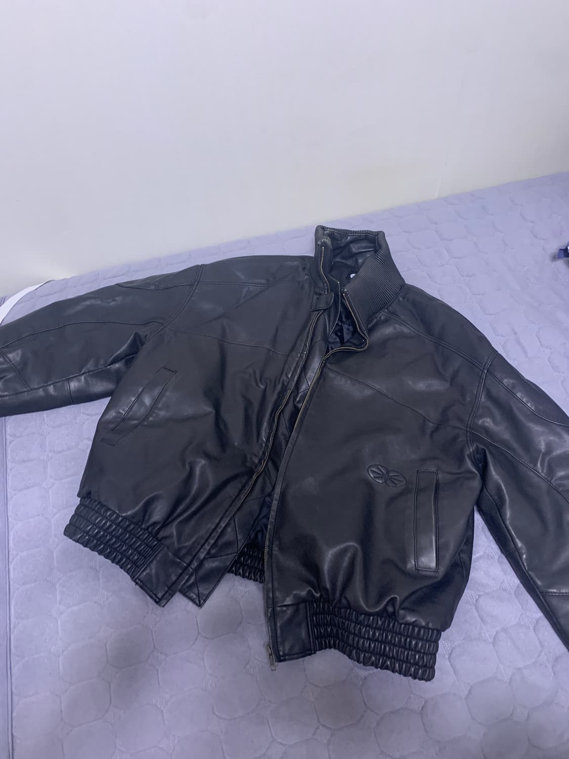 ERTR 레더 바이커 자켓 상품이미지3