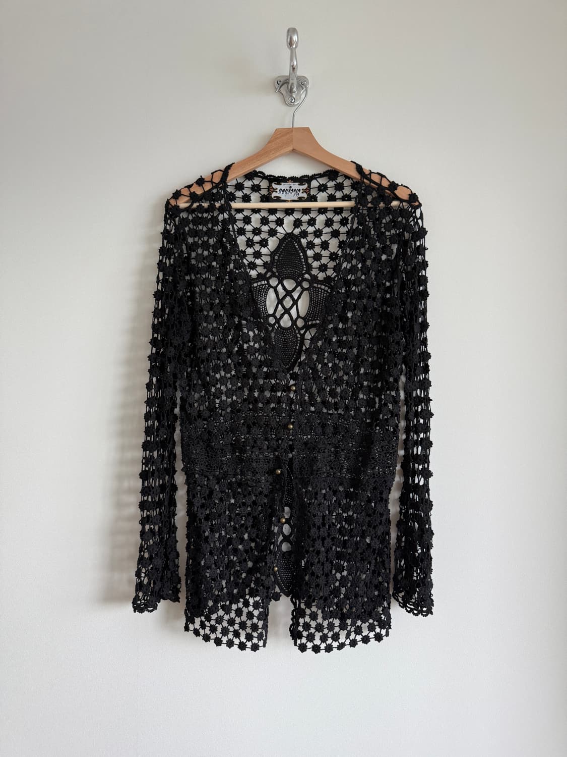 Pre owned 크로쉐 가디건 상품이미지1