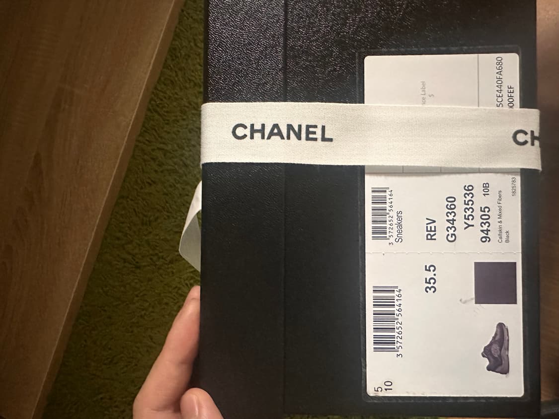 샤넬 cc 로고 테니스 스니커즈 상품이미지4