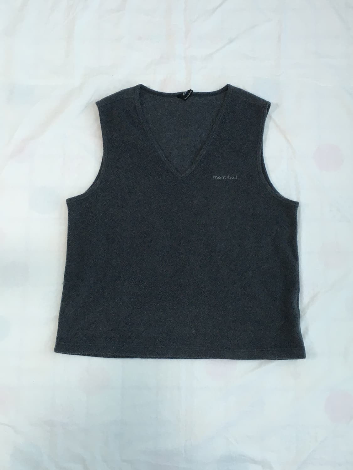 몽벨 Montbell 후리스 차콜 조끼 상품이미지1